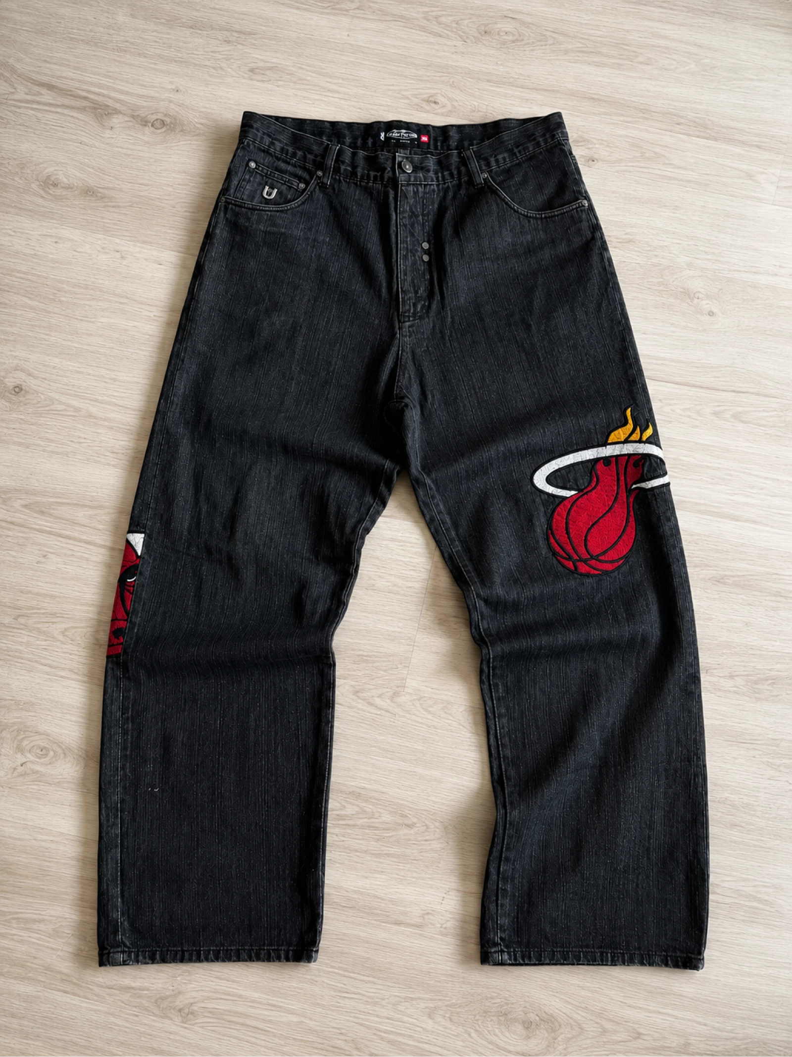 UNK Denim x NBA Miami Heat Baggy Jeans